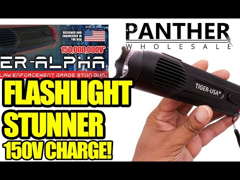 Tiger-USA Xtreme® Tiger-Alpha Police Stun Gun Flashlight 150M