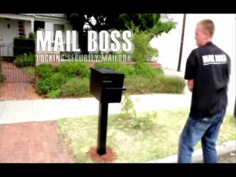 Mail Manager Security Locking Residential Mailbox - Mailboss
