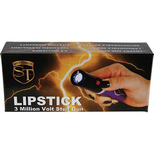 Safety Tech Lipstick Disguised LED Stun Gun Purple 3M